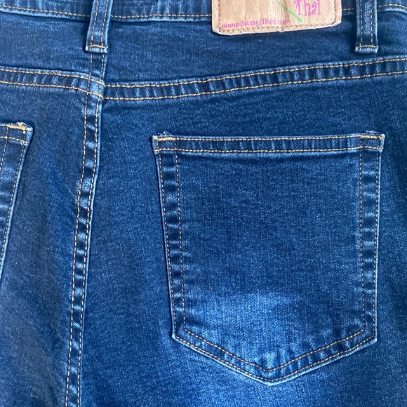 NWOT Sassy Thai Jeans Embellished Flare Jean - Picture 6 of 7